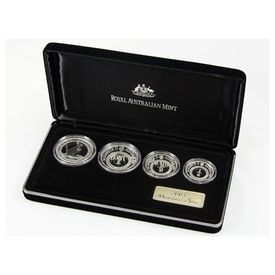 2003 Masterpieces in Silver Four Coin Collection